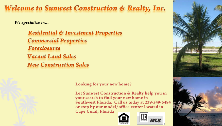 Welcome to Sunwest Realty